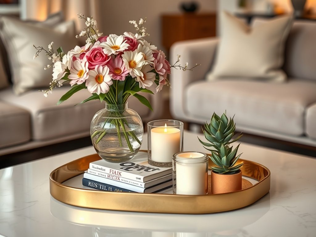 Dekoracje na stolik kawowy: jak łączyć estetykę z funkcjonalnością w codziennej aranżacji wnętrza