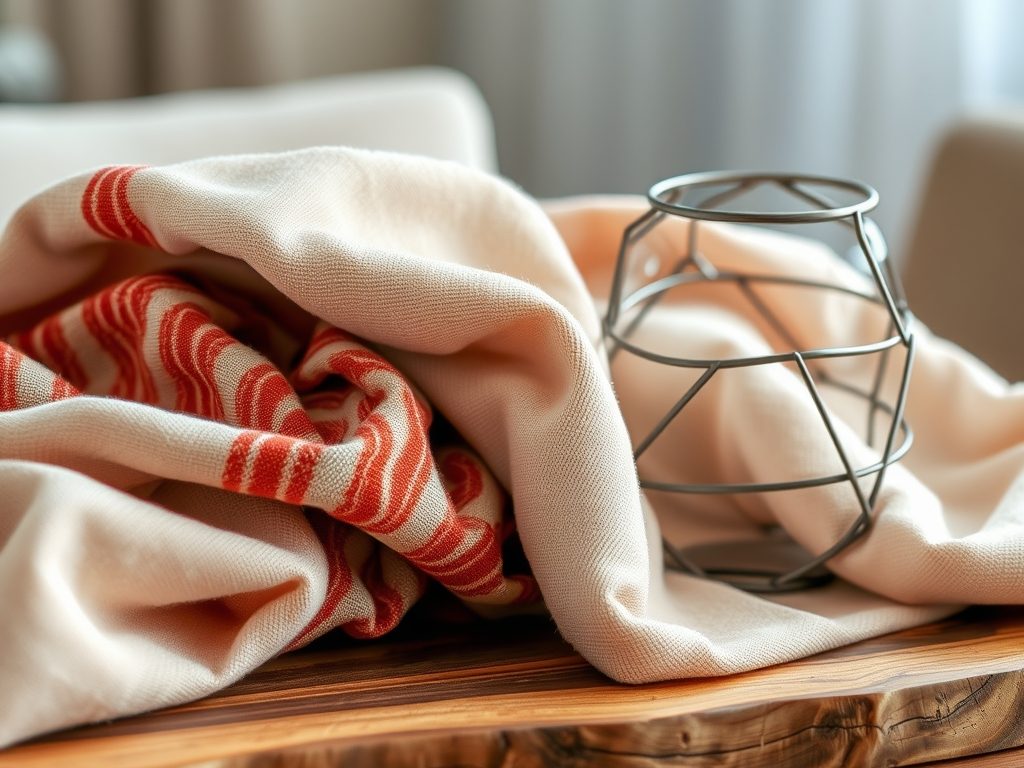 Jak łączyć trzy materiały w dekoracjach, by stworzyć harmonijną i ciekawą aranżację