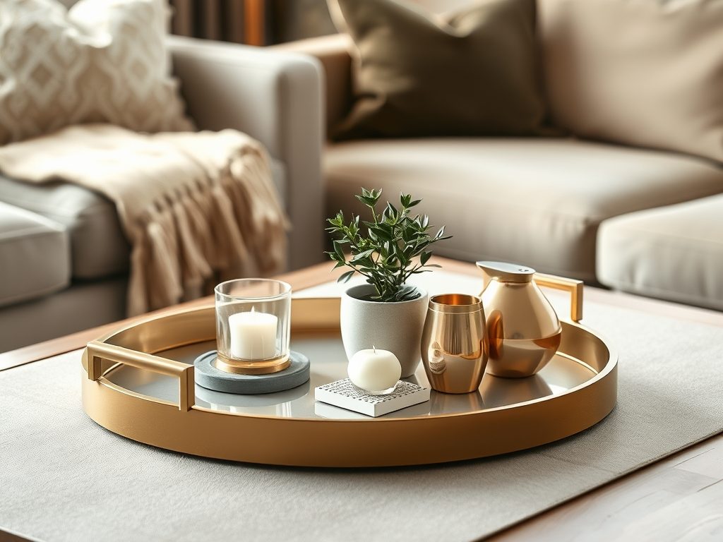 Taca dekoracyjna na stoliku kawowym: jak łączyć styl z funkcjonalnością na co dzień