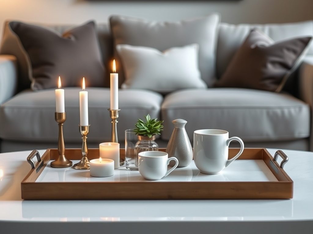 Jak ustawić tackę na stoliku kawowym, by łączyła porządek z estetyką i funkcjonalnością