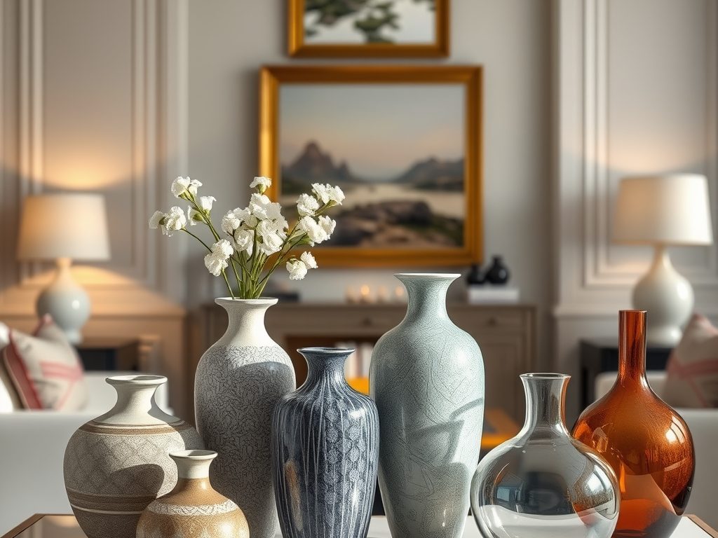 Wazony ceramiczne i szklane w aranżacji wnętrz: jak wybrać styl i materiał do różnych przestrzeni