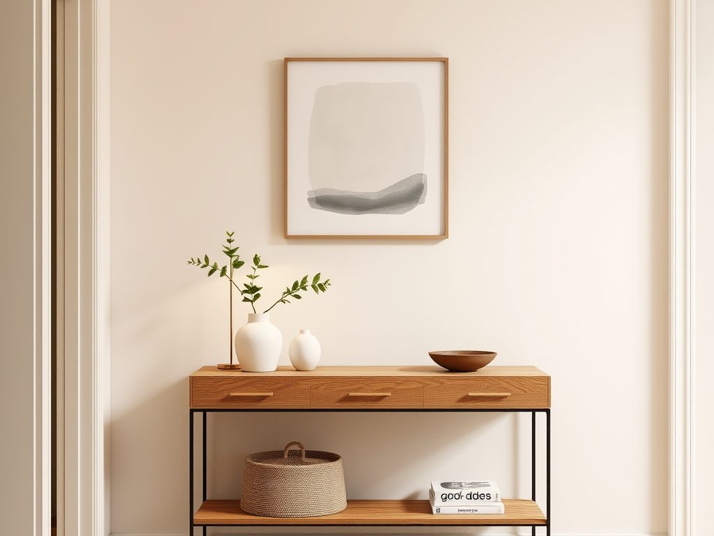 Jak stylowo i funkcjonalnie dobrać dekoracje na komodę w przedpokoju bez utraty miejsca