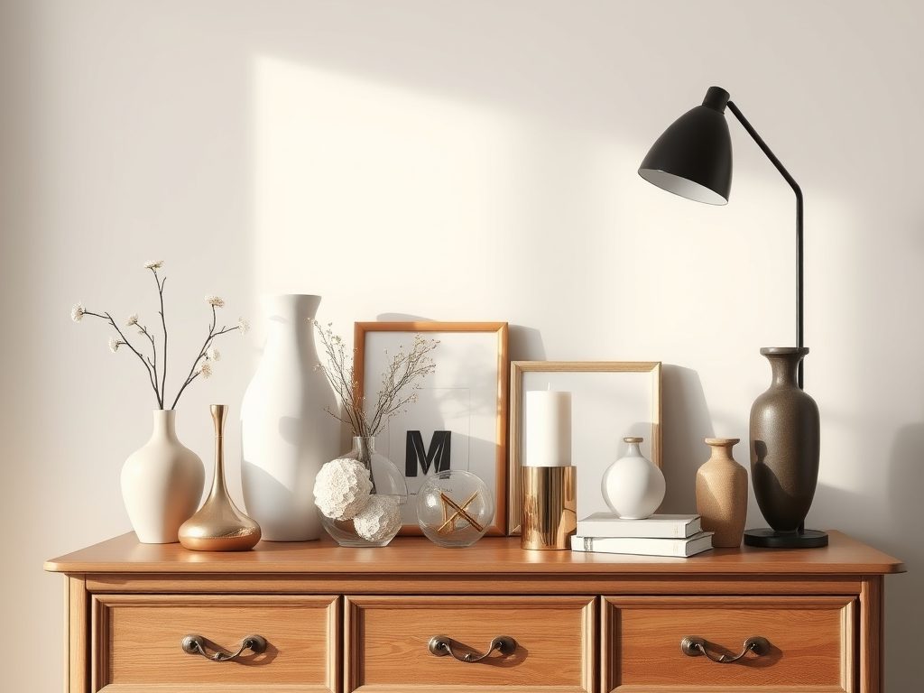 Dekoracje na komodę: jak stworzyć stylową i spójną aranżację dopasowaną do każdego wnętrza